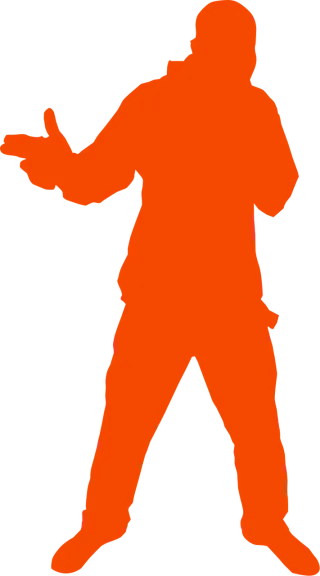 Rapper Rap Entertainer Stickdatei
