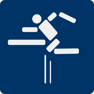 Hurdles Hurdle race Jumping Stickdatei