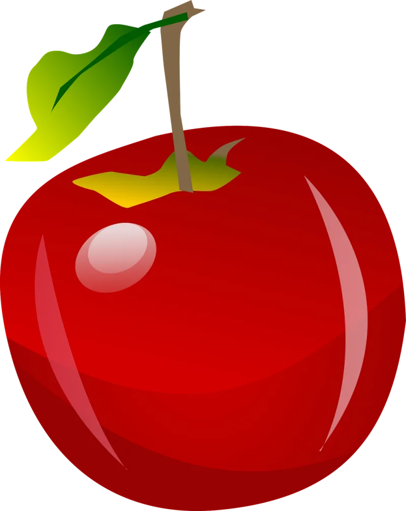 Apple Fruit Nature Stickdatei – Essen & Trinken