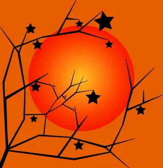 Sun Nature Twilight Stickdatei