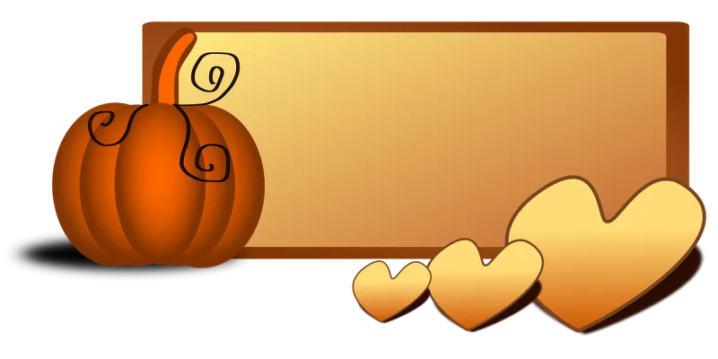 Foliage Pumpkin Leaves Stickdatei – Herzen & Liebe