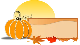 Foliage Pumpkin Nature Stickdatei – Natur
