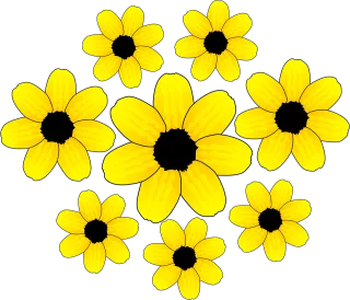 Sunflowers Nature Flowers Stickdatei