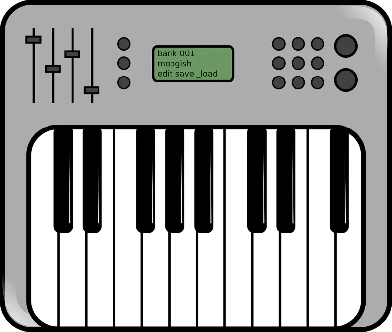 Synthesizer Keyboard Sound Stickdatei – Musik