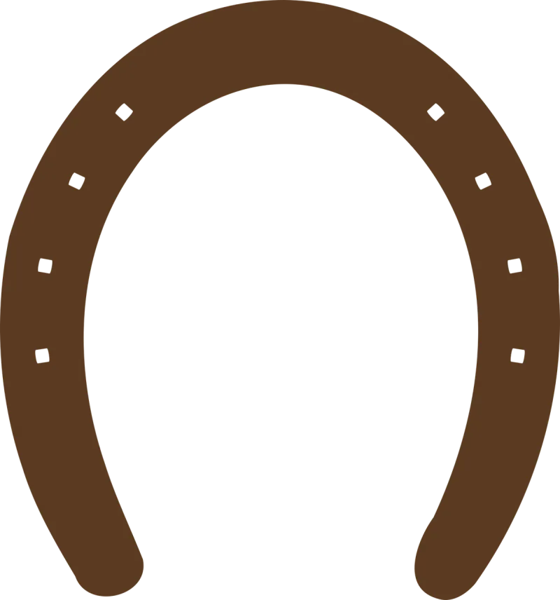 Horseshoe Horse Nature Stickdatei – Tiere