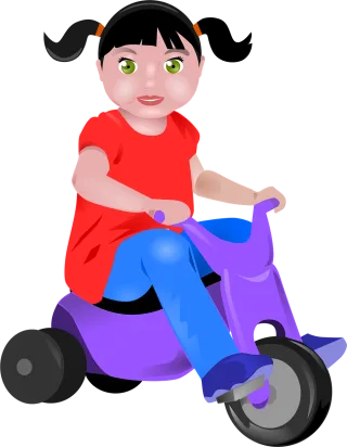 Toddler Tricycle Trike Stickdatei