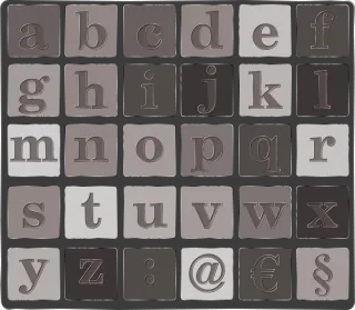 Alphabet Alphabetic character Abc Stickdatei