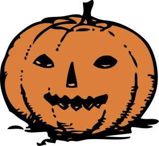 Pumpkin Halloween Jack-o-lantern Stickdatei