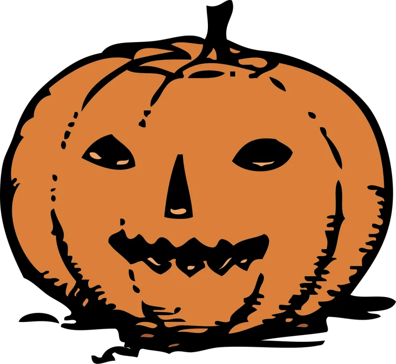 Pumpkin Halloween Jack-o-lantern Stickdatei – Essen & Trinken