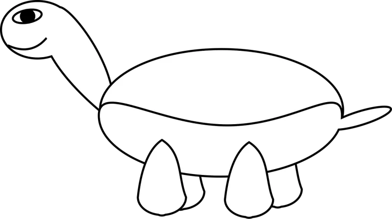 Tortoise Turtle Smiling Stickdatei – Tiere