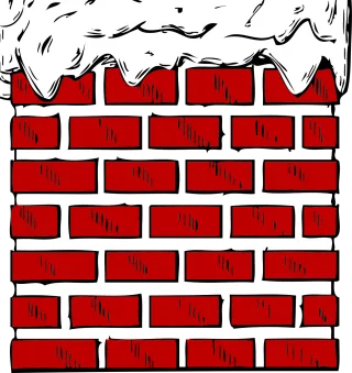 Brick wall Brick Wall Stickdatei – Weihnachten