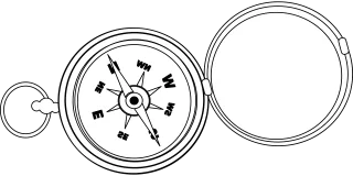 Compass Navigation Sea Stickdatei
