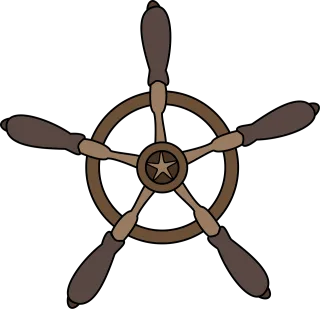 Wheel Nature Ship Stickdatei