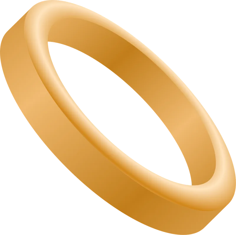 Wedding ring Gold Jewelry Stickdatei – Herzen & Liebe
