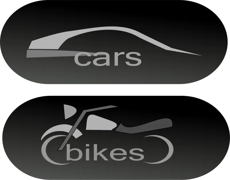 Bikes Cars Automotive Stickdatei – Fahrzeuge