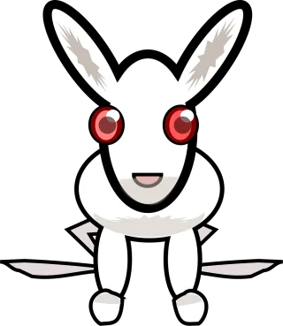 Rabbit Animal Nature Stickdatei