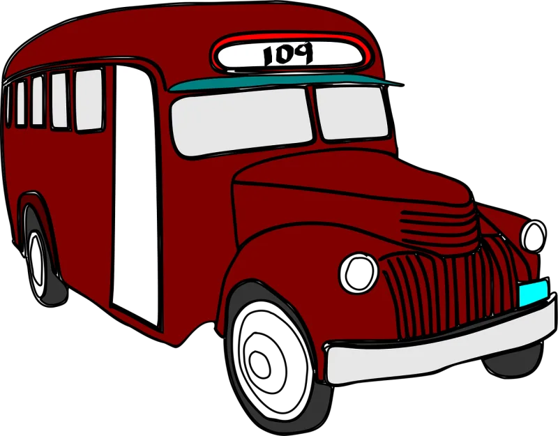 Bus Public Transportation Stickdatei – Fahrzeuge