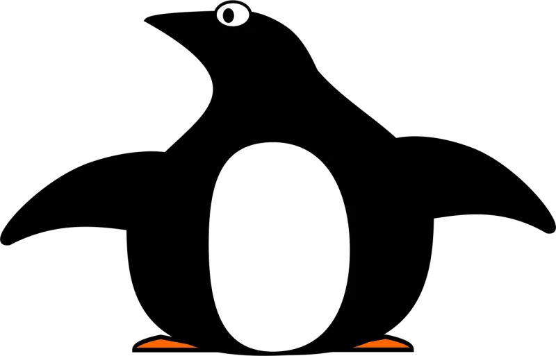 Penguin Tux Animal Stickdatei – Tiere