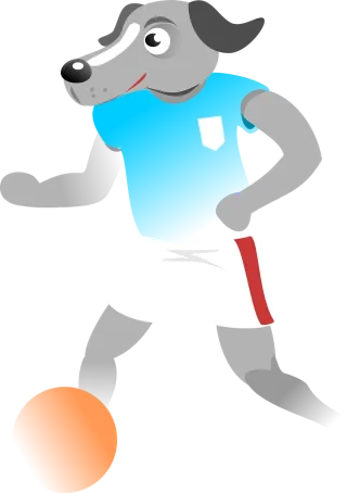 Dog Football Hound Stickdatei