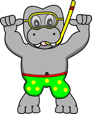 Snorkeling Beach Fun Stickdatei