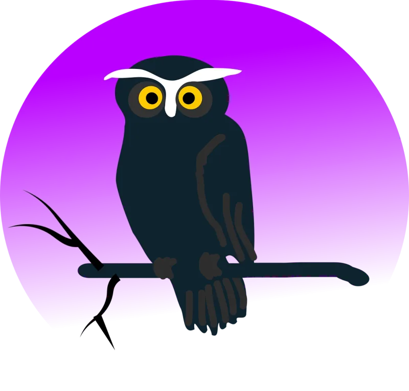Owl Eagle owl Night Stickdatei – Tiere