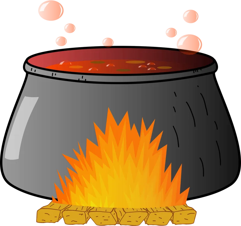 Cauldron Fire Pot Stickdatei – Fahrzeuge