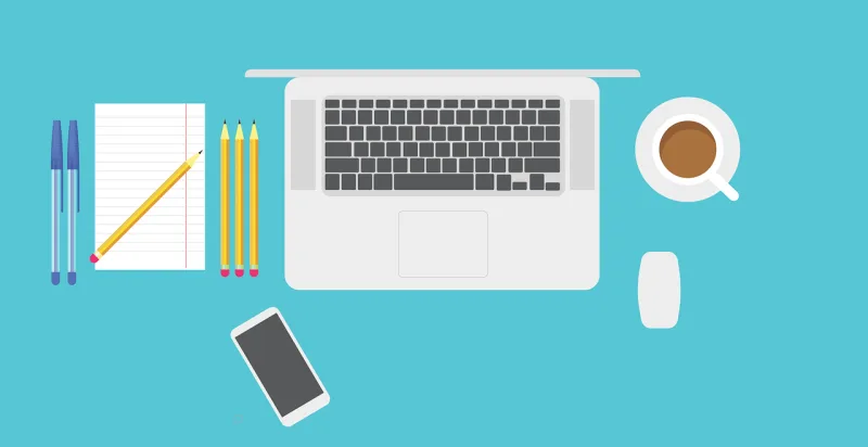 Laptop Pencil Office Stickdatei – Essen & Trinken