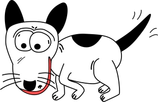 Puppy Nature Dog Stickdatei