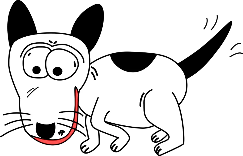 Puppy Nature Dog Stickdatei – Tiere