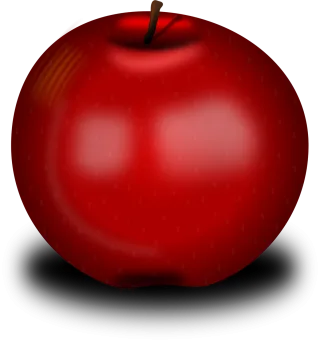 Apple Fruit Red Stickdatei – Essen & Trinken