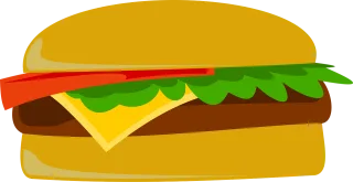 Burger Hamburger Fast food Stickdatei