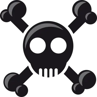 Head Pirate Skull Stickdatei