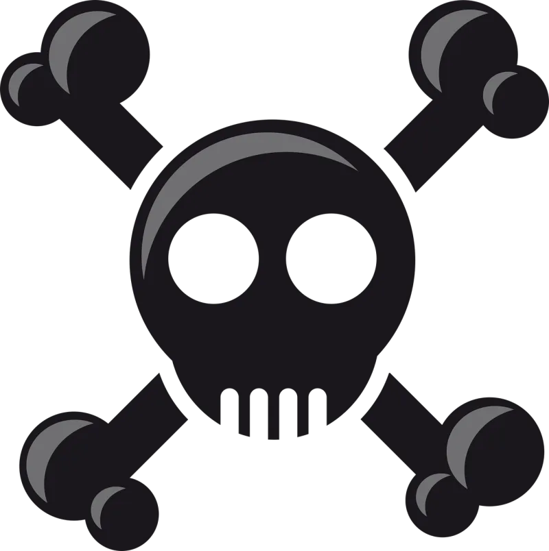 Head Pirate Skull Stickdatei – Kinder