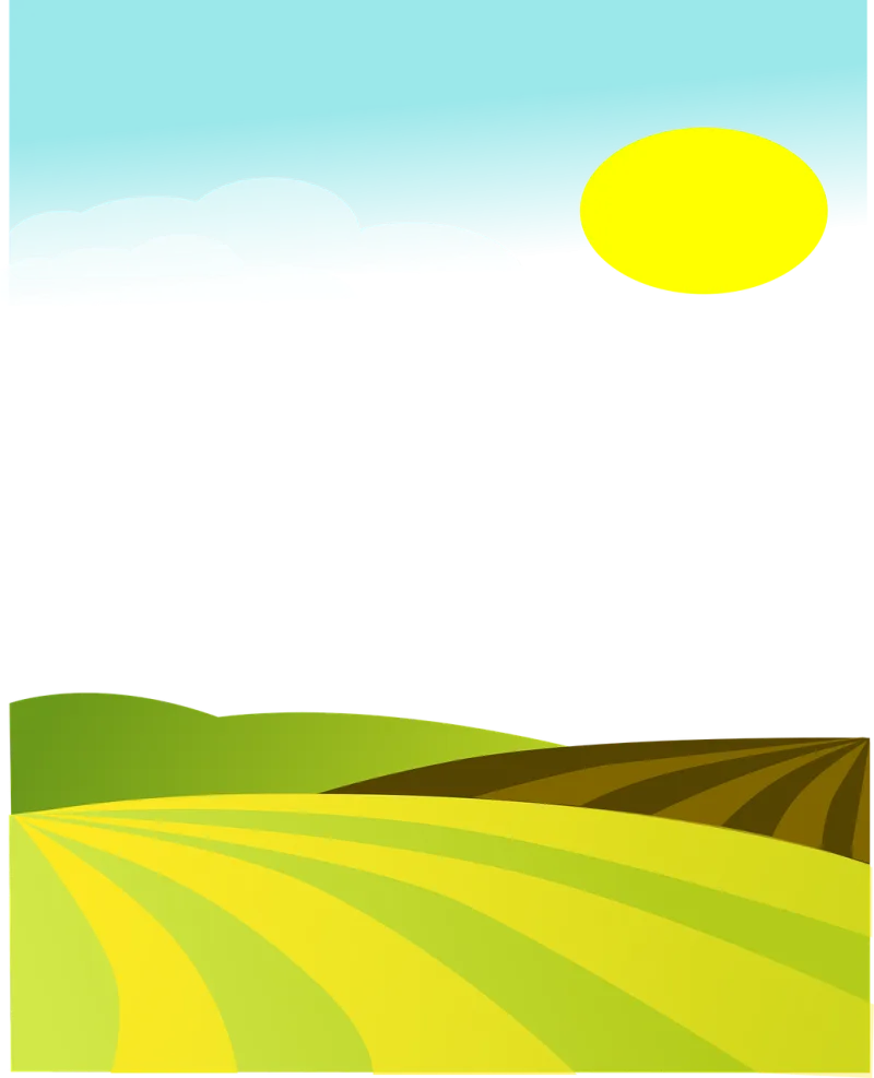 Fields Nature Agriculture Stickdatei – Natur