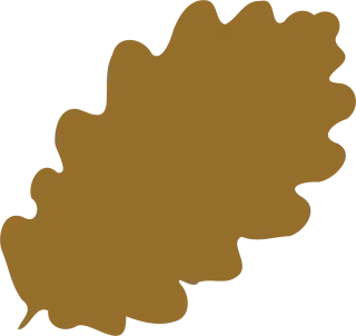 Oak Leaf Nature Stickdatei