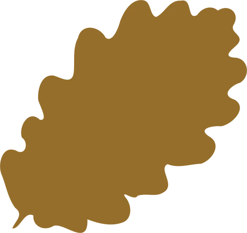 Oak Leaf Nature Stickdatei – Natur