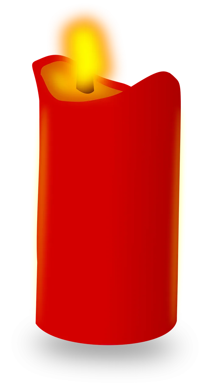 Candle Wax Flame Stickdatei – Weihnachten