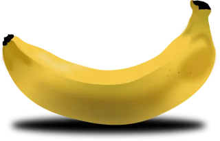 Banana Fruit Food Stickdatei