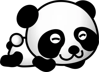 Panda Bear Cute Stickdatei