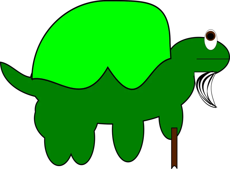 Turtle Tortoise Green Stickdatei – Tiere
