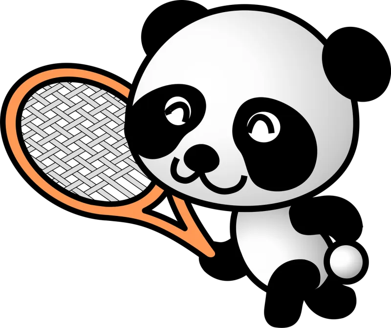 Panda Sportive Animal Stickdatei – Sport