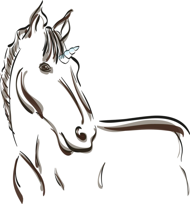 Unicorn Horse Mythical creatures Stickdatei – Kinder