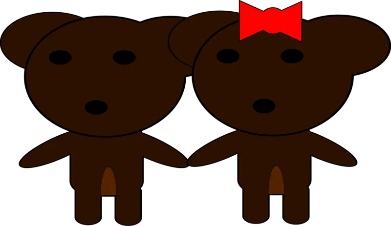 Couple Team Friends Stickdatei – Kinder