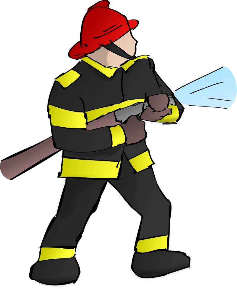 Firefighter Fire Fireman Stickdatei – Fahrzeuge