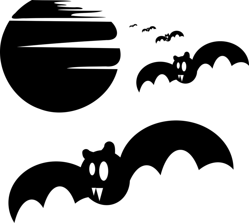 Bats Flying Vamps Stickdatei – Natur