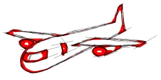Aeroplane Airplane Aircraft Stickdatei