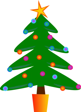 Christmas tree Fir tree Christmas Stickdatei