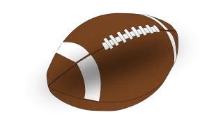 American football Ball Egg Stickdatei
