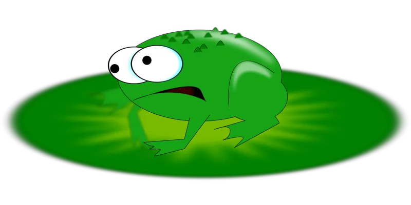 Squib Frog Amphibian Stickdatei – Blumen