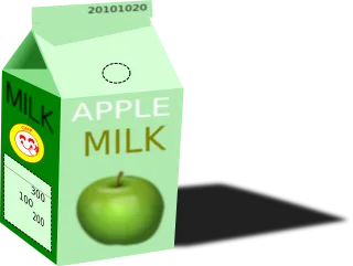 Drink Apple Box Stickdatei